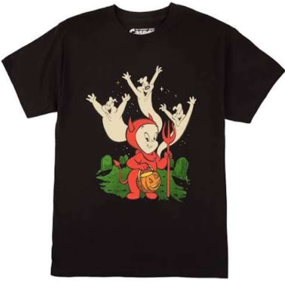 Casper Black Graphic T-Shirt